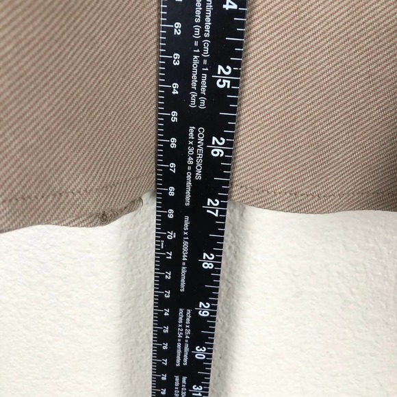 steve & Barrys Shirt Beige Textured Button Up Comfort Soft Size Large - Picture 8 of 11